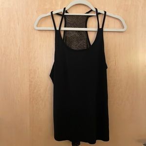 Pure Barre lace back tank